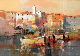 branko-dimitrijevic-on-the-sun-oil-on-canvas-20x30cm