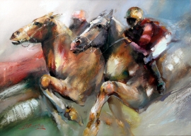 dejan-slepcevic-race-oil-on-canvas-70x100cm