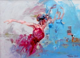 dragan-petrovic-ballerine-oil-on-canvas-60x80cm
