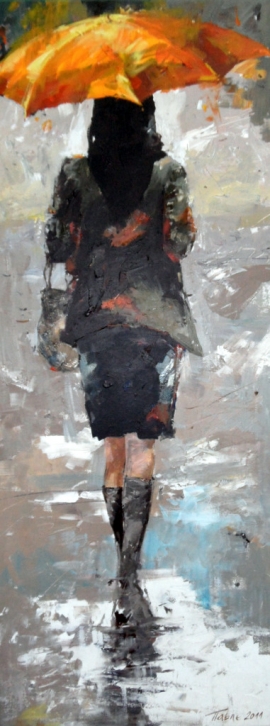 dragan-petrovic-rain-oil-in-canvas-130x50cm