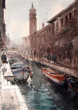 dusan-djukaric-venice-watercolour-45x30cm