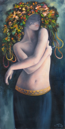 ema-radovanovic-dance-oil-on-canvas-50x25cm