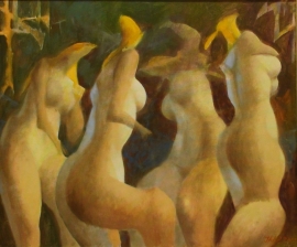 ljubodrag-jankovic-jale-bathers-oil-on-canvas-55x65cm