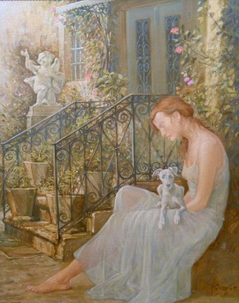 Pedja Milosevic, Serenity, Oil on canvas, 40x30cm