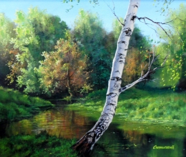stanisa-stojiljkovic-birch-oil-on-canvas-50x60cm