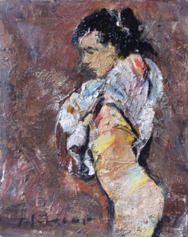 tomislav-suhecki-undressing-oil-on-canvas-50x35cm