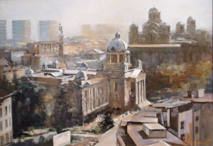 Branko Dimitrijevic, Belgrade, Oil on canvas, 2009, 70x100cm