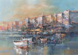 Branko Dimitrijevic, Rovinj, Oil on canvas, 70x50cm