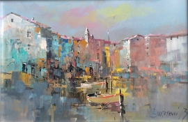 Branko Dimitrijevic, Rovinj - Croatia, Oil on canvas, 20x30cm