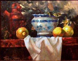 Dragan Petrovic Pavle, Lemons, Oil on canvas, 40x50cm, £490