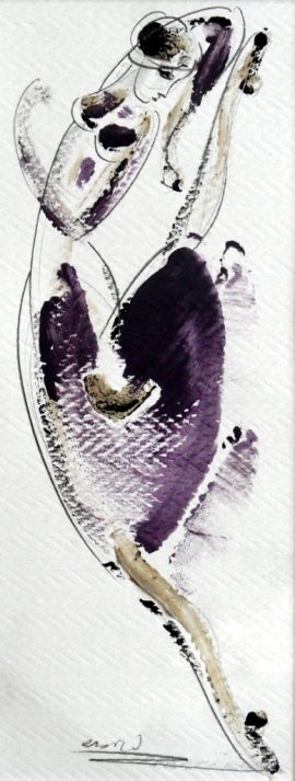 Dusan Rajsic, Dancer, Mixed media, 30x10cm, £190