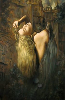 Ema Radovanovic, Trance, Oil on canvas, 90x60cm