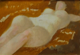 Ljubodrag Jankovic Jale, Dreaming I, Oil on board, 25x35cm