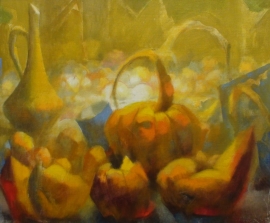 Ljubodrag Jankovic Jale, Still Life II, Oil on canvas, 44x55cm