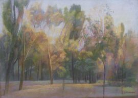 Mirjana Krstevska, Landscape, Pastel, 70x50cm, £450