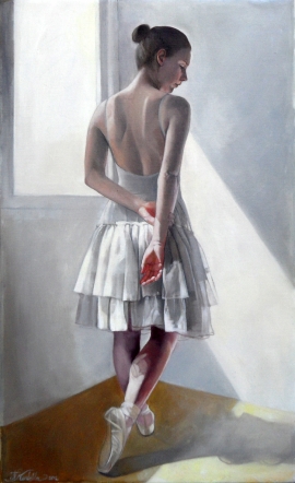 Natasa Kodela, Ballerina, Oil on Canvas, 50x30cm, £480