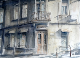 Silva Vujovic, Corner, Watercolour, 30x40cm