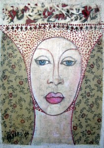 Sonya Radan, Portrait, Mixed media