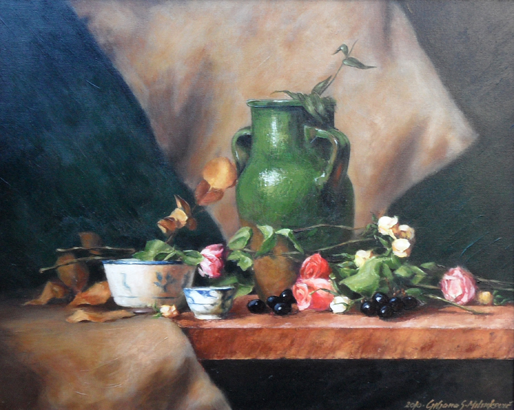 ljiljana-milinkovic-stil-life-roses-oil-on-canvas-55x70cm